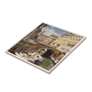 TSC113 LIVORNO, Panorama, Tuscany, Italy, Ceramic Tile