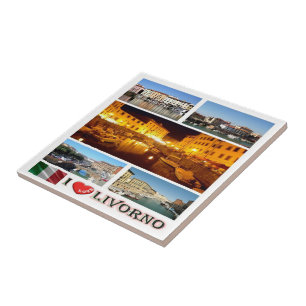 TSC115 LIVORNO I Love, Mosaic, Tuscany, Ceramic Tile