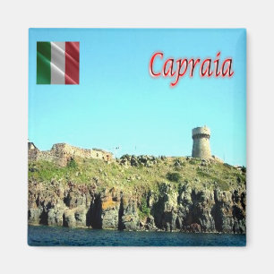 TSC123 CAPRAIA, Tuscany, Italy, Fridge Magnet
