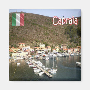 TSC125 CAPRAIA, Port, Tuscany, Fridge Magnet
