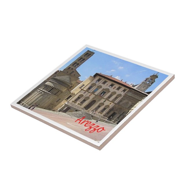 TSC135 AREZZO, Tuscany, Italy, Europe, Ceramic Tile (Side)