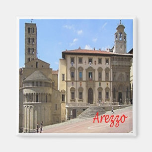 TSC135 AREZZO, Tuscany, Italy, Europe, Fridge Magnet
