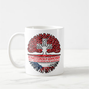 Tschechien Tschechisch Schweizer Schweiz Baum Coffee Mug
