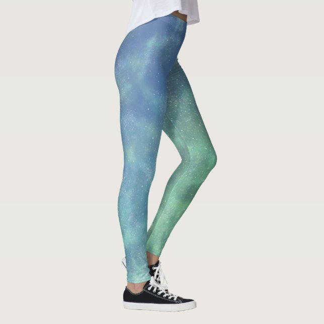 TSDS: Earth and Water Element Galaxy Leggings (Right)