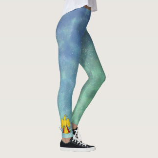 TSDS: Justin and Miral Element Background  Leggings