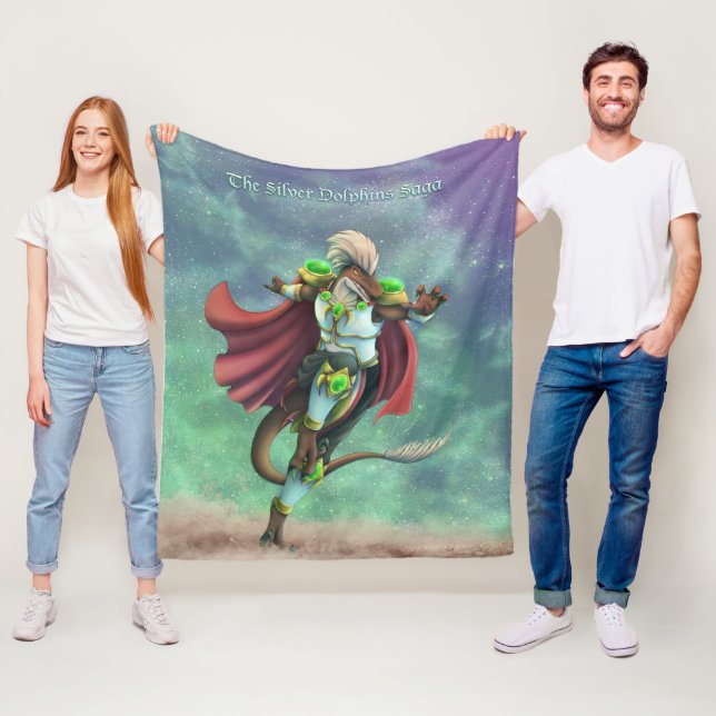 TSDS: Justin Arisdale Cover Art Solo Earth     Fleece Blanket (In Situ)