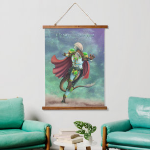 TSDS: Justin Arisdale Cover Art Solo Earth Hanging Tapestry