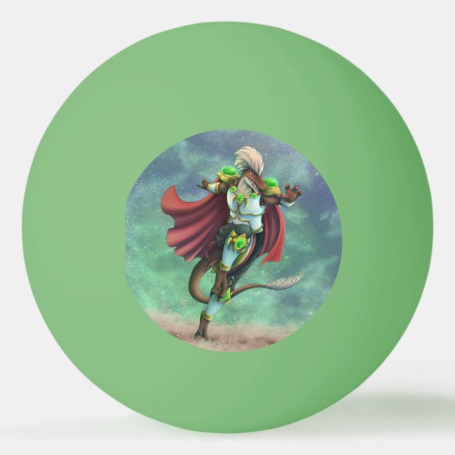 TSDS: Justin Arisdale Cover Art Solo Earth    Ping Pong Ball (Front)