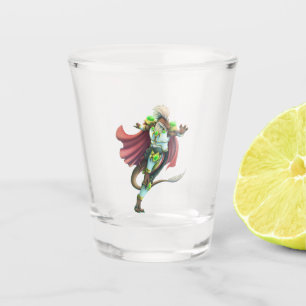 TSDS: Justin Arisdale Cover Art Solo Earth Shot Glass