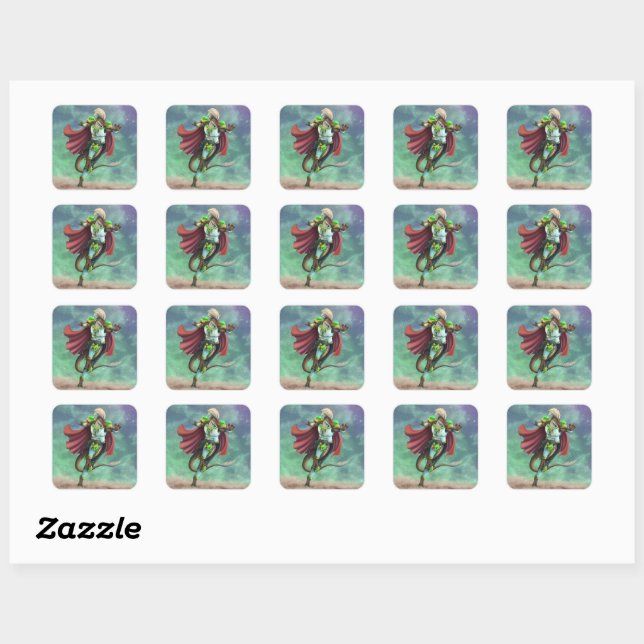 TSDS: Justin Arisdale Cover Art  Square Sticker (Sheet)
