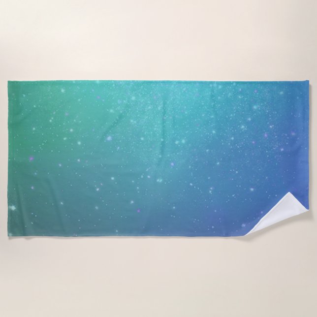 TSDS: Of life and Love Blue and Green Beach Towel (Front)