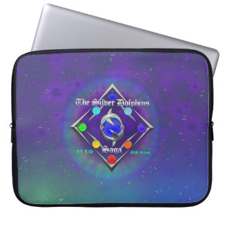 TSDS: Of life and Love Logo Blue and Green   Laptop Sleeve
