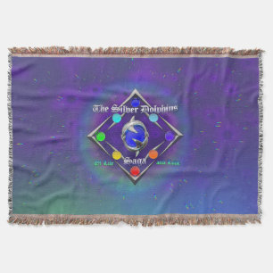 TSDS: Of life and Love Logo Blue and Green  Throw Blanket