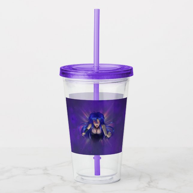 TSDS: Queen Irana Delphi Book Cover Art Acrylic Tumbler (Front)