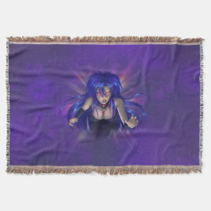 TSDS: Queen Irana Delphi Book Cover Art Throw Blanket