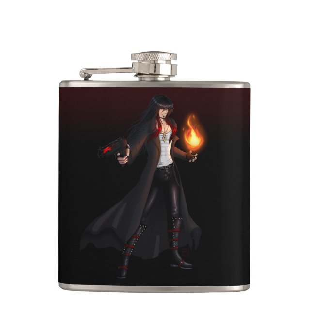TSDS: Seth, God of Chaos Hip Flask (Front)