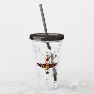 TSDS: Seth's Scarab Coat Graphic  Acrylic Tumbler