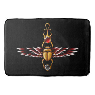TSDS: Seth's Scarab Coat Graphic  Bath Mat