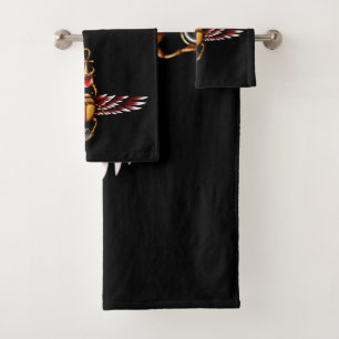 TSDS: Seth's Scarab Coat Graphic  Bath Towel Set