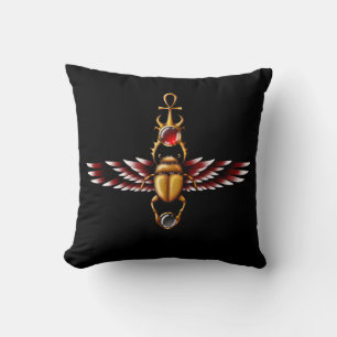 TSDS: Seth's Scarab Coat Graphic Cushion