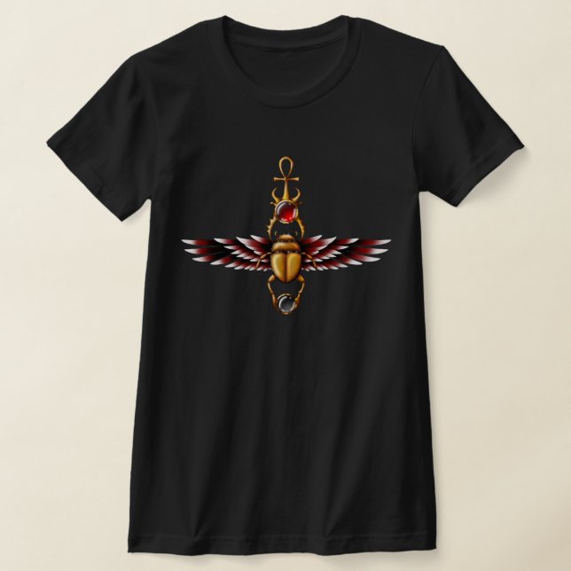 TSDS: Seth's Scarab Coat Graphic  T-Shirt (Laydown)