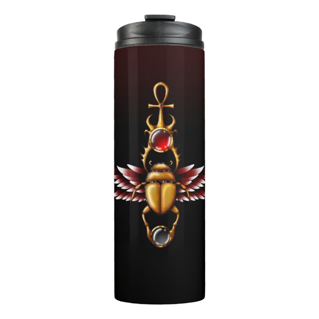 TSDS: Seth's Scarab Coat Graphic  Thermal Tumbler (Front)