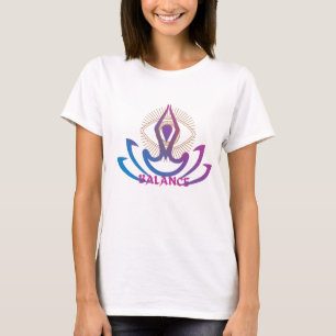 Tshirt Find Your Centre: Balance Yoga Tee