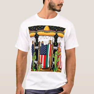 TSHIRT FOR MEXICANS WHO LIVES IN USA