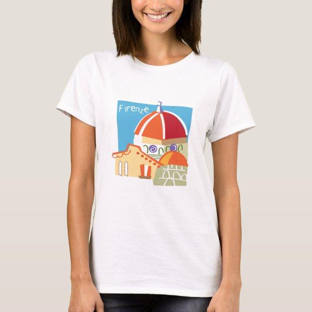 Tshirt - Graphic of Firenze/Florence (Front)