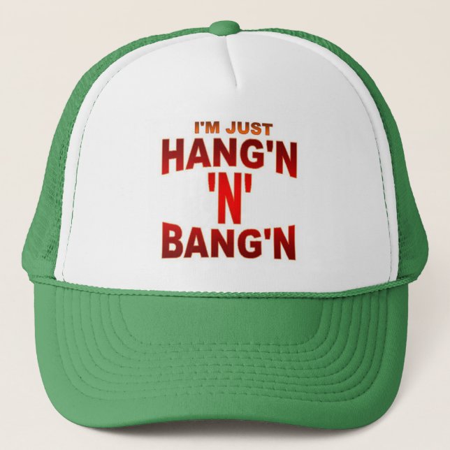 TSHIRT HANG-BANG TRUCKER HAT (Front)
