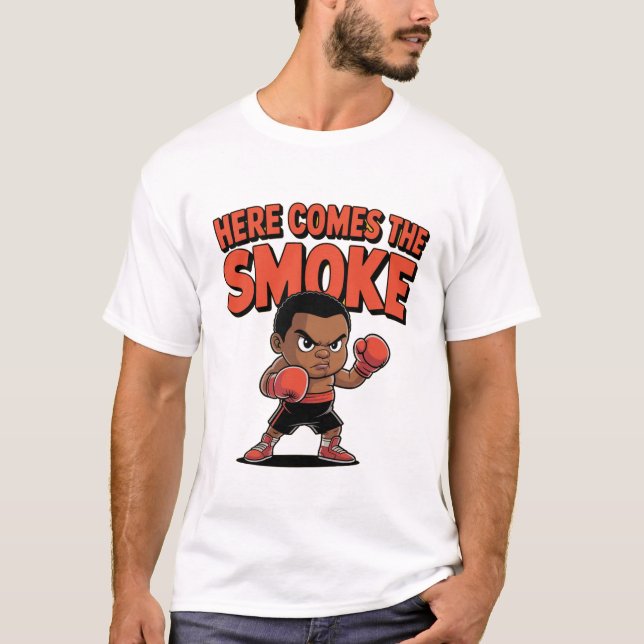 TSHIRT HERE COMES THE SMOKE  (Front)