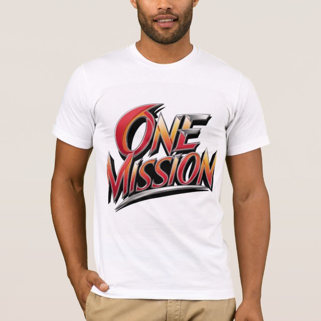 Tshirt - "One mission" (Front)