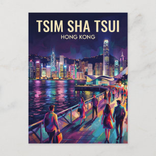 Tsim Sha Tsui Promenade Hong Kong Postcard