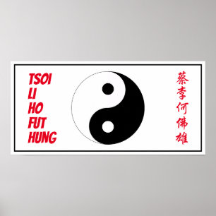 Tsoi Li Ho Fut Hung Kung Fu San Soo Five Families Poster