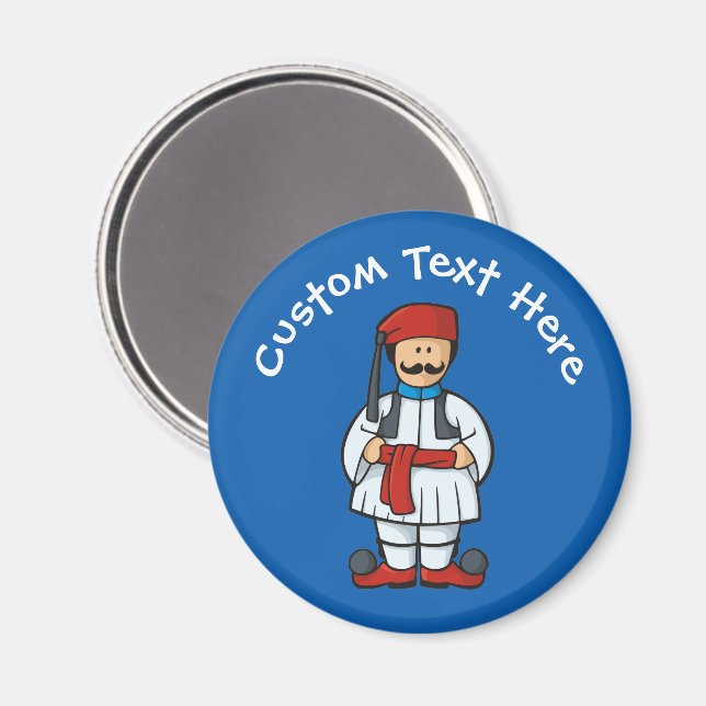 Tsolias Cartoon Magnet (Front/Back)