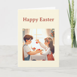 Tsourgrisma Greek Easter Card