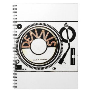 TST / DENNIS TURNTABLE MERCHANDISE NOTEBOOK