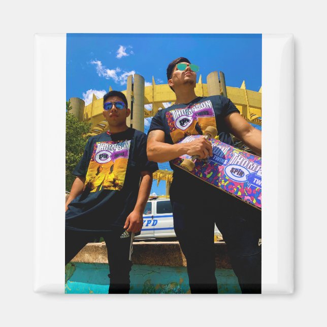 TST SKATEBOARDS MERCH MAGNET (Front)