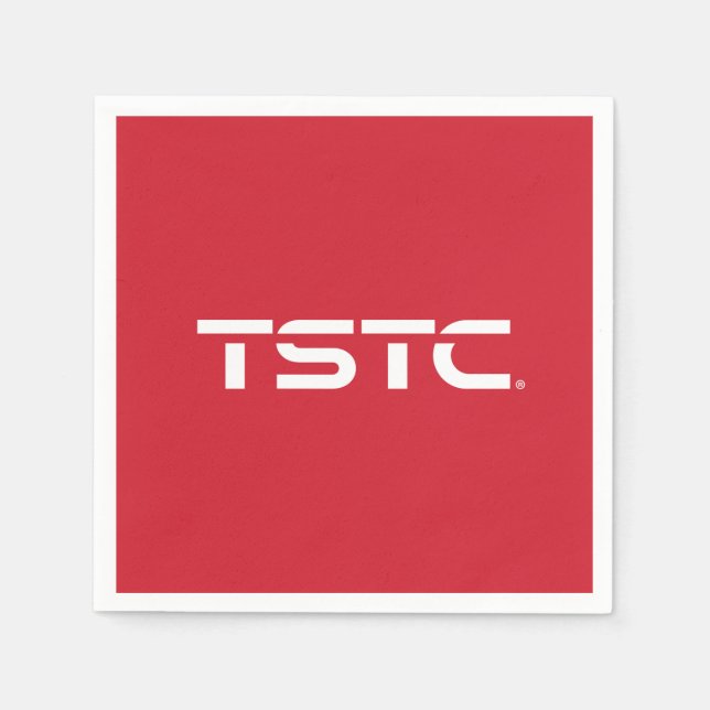 TSTC Block Logo Napkin (Front)