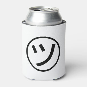 ㋡ Tsu Kana Katakana Smiling Emoji / Emoticon Can Cooler