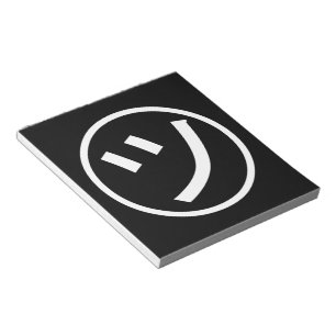 ㋡ Tsu Kana Katakana Smiling Emoji / Emoticon Notepad