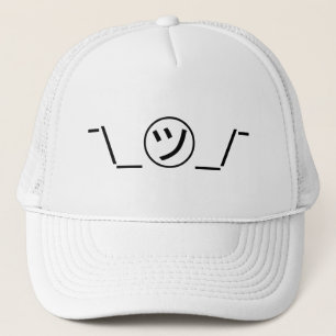 Tsu Kana Shrug Emoticon ¯\_㋡_/¯ Japanese Kaomoji Trucker Hat