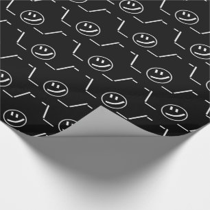 Tsu Kana Shrug Emoticon ¯\_㋡_/¯ Japanese Kaomoji Wrapping Paper