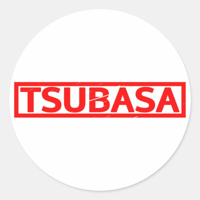 Tsubasa Stamp Classic Round Sticker (Front)