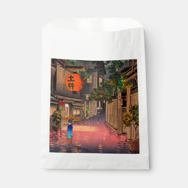 Tsuchiya Koitsu - Evening at Ushigome Favour Bag (Front)