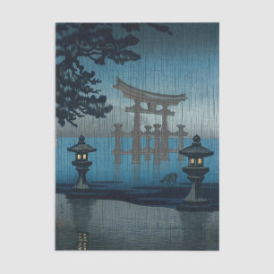 Tsuchiya Koitsu - Miyajima in the Rain Tissue Paper