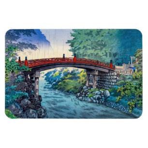 Tsuchiya Koitsu - Sacred Bridge at Nikko Magnet