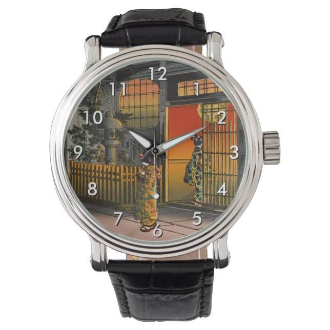 Tsuchiya Koitsu - Side Street Araki in Yotsuya Watch (Front)