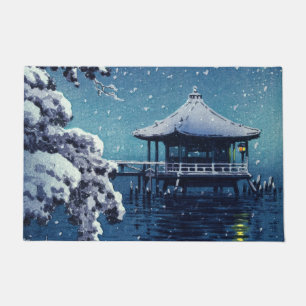 Tsuchiya Koitsu - Snow on the Ukimido at Katada Doormat