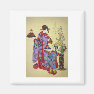 Tsukioka Yooshi - The Five Seasonal Festivals Stic Magnet